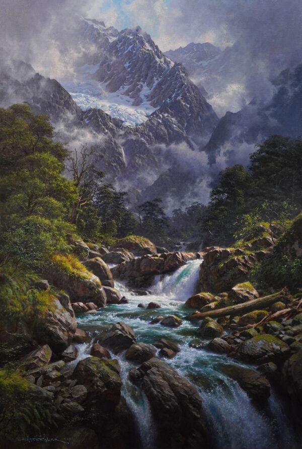 Icy River FInal Painting Thumb